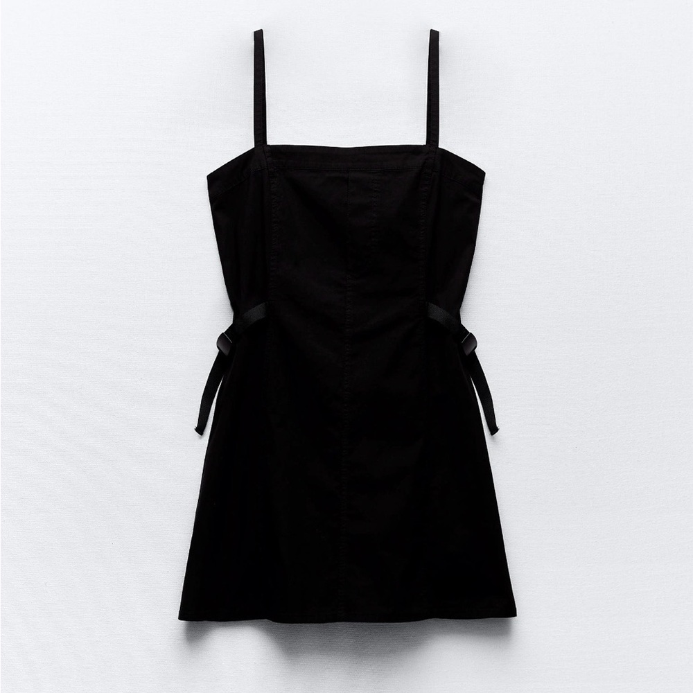 Zara Elegant Black Mini Dress